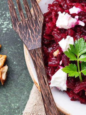 Beetroot, Goats Cheese & Mint Salad