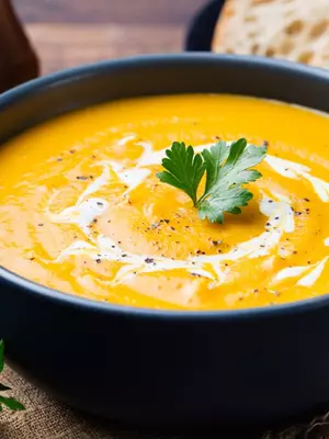 Pumpkin Soup with Vegetables
