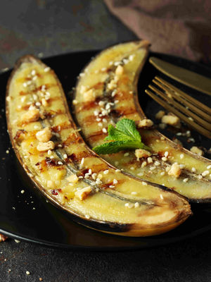 Roasted Air Fryer Bananas