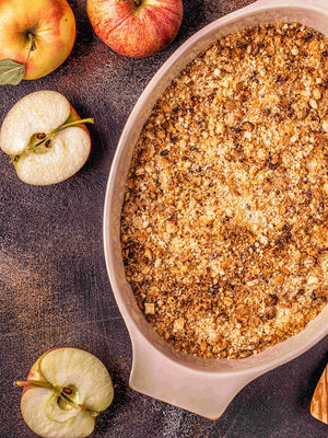 Air Fried Apple & Crumble