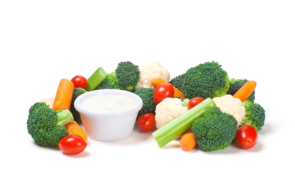 Cottage Cheese and Vege Snack 