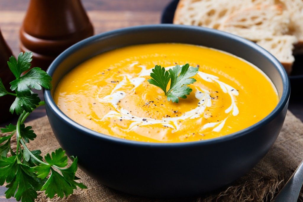 Pumpkin Soup with Vegetables