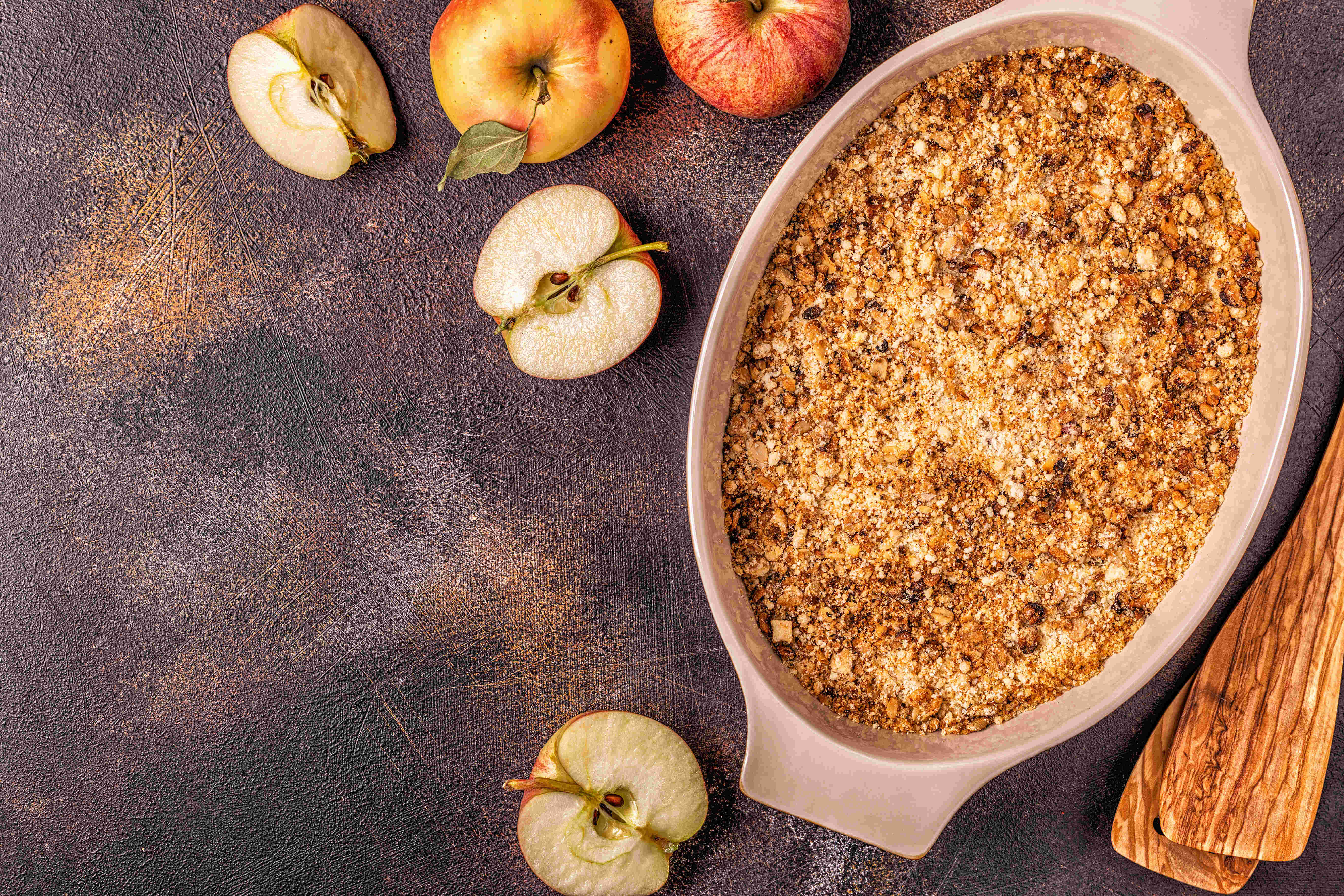 Air Fried Apple & Crumble