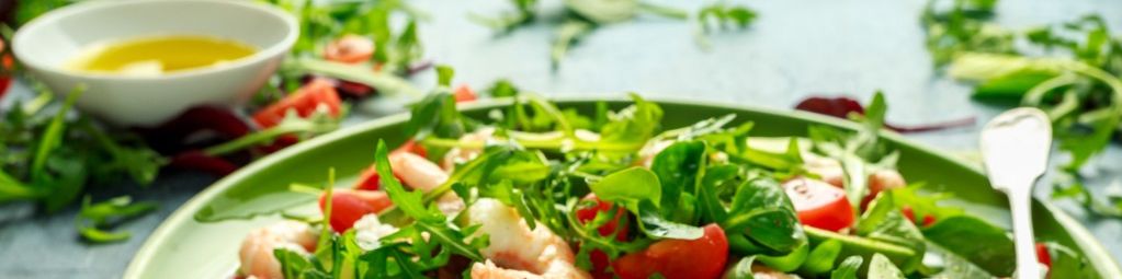 Garlic and Chilli Prawn Salad