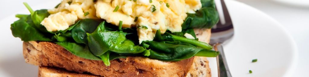 Spinach & Fetta Scrambled Eggs