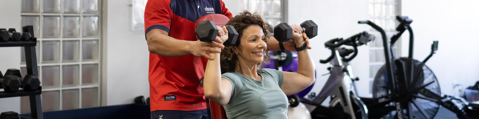 strongHER program PT and client