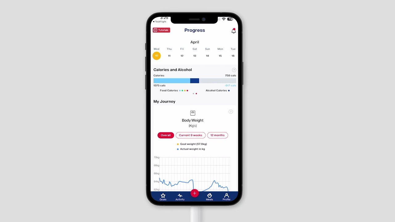 Calories & Alcohol Tracker